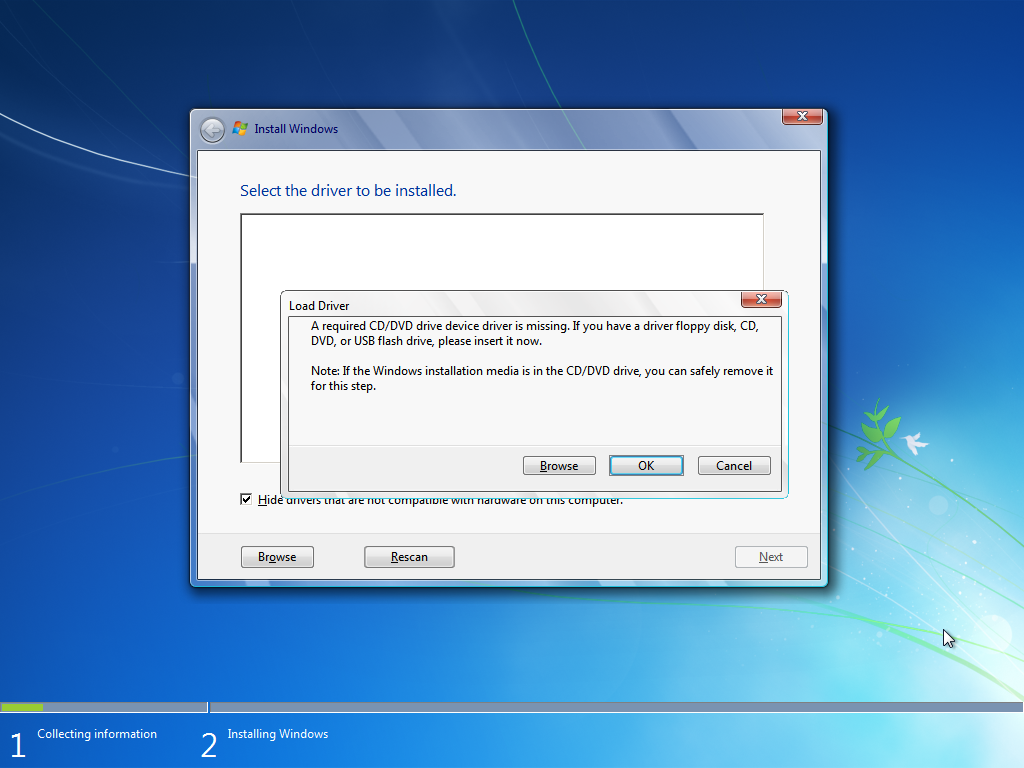 windows 7 usb 3.0 creator utility cleaning up mount directory